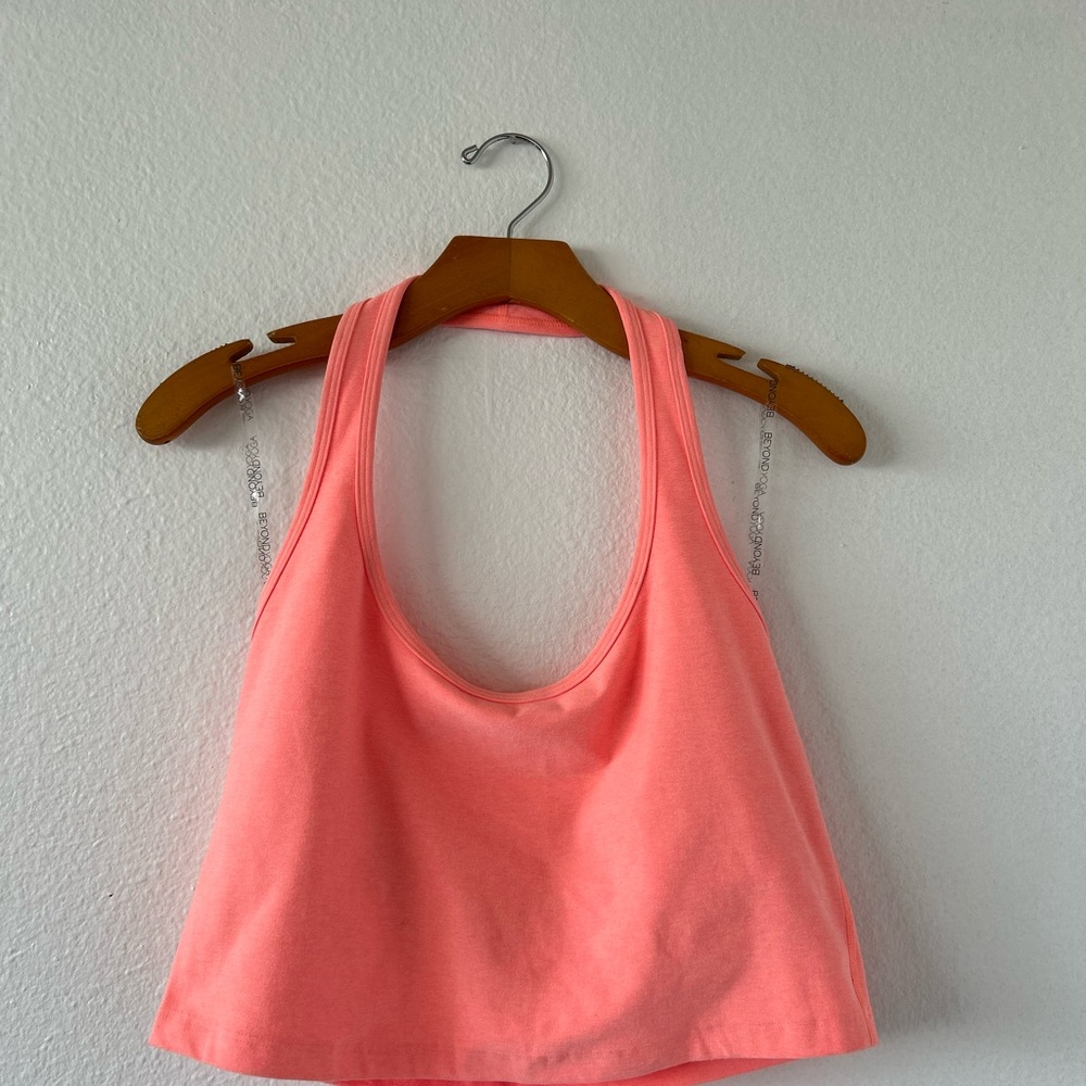 Beyond Yoga Spacedye Well Rounded Cropped Halter Tank Size XL